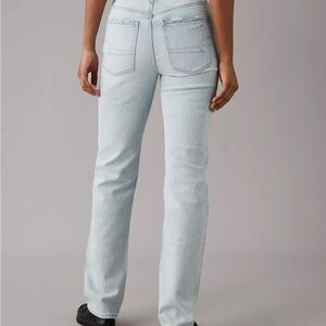American eagle high rise straight jeans - size 4